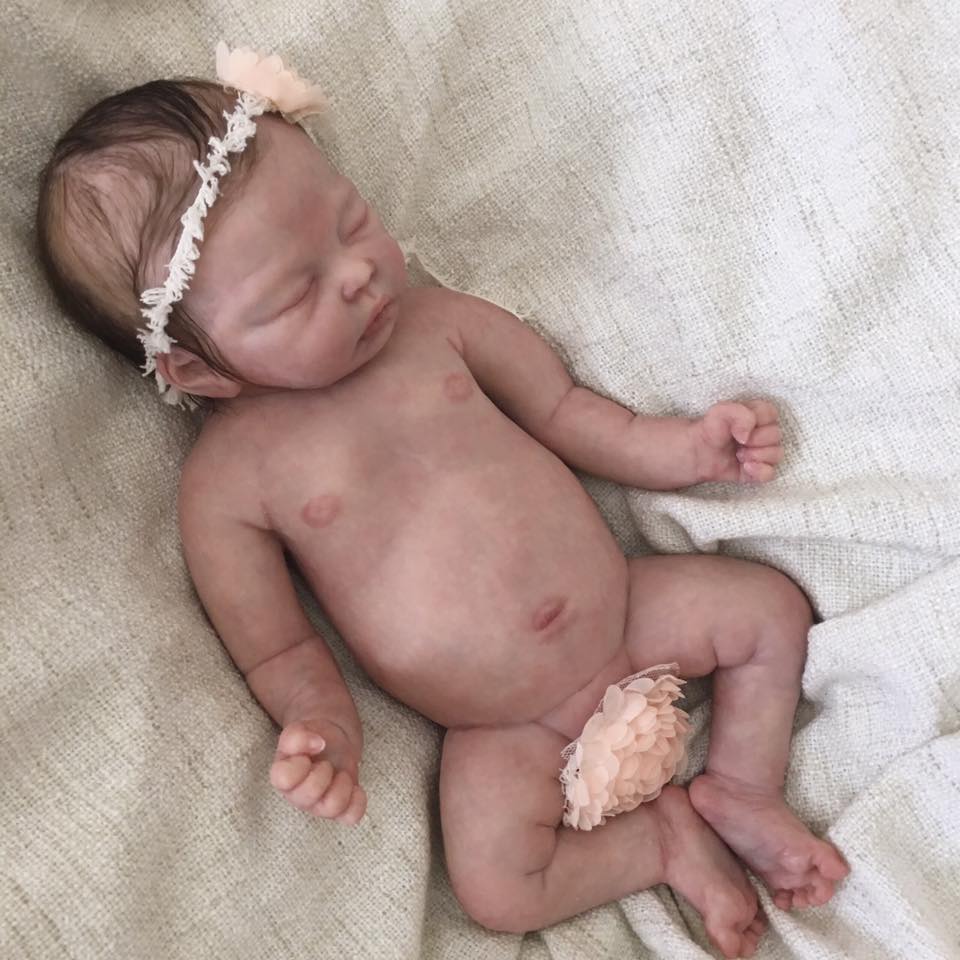 Meet Amelie, my newest full body silicone baby girl
